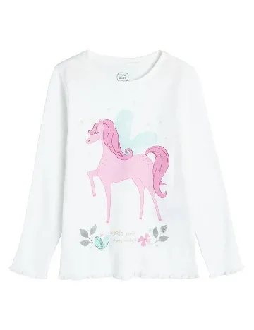 Pijama Cool Club, alb Alb