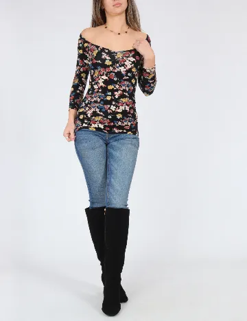 Bluza Bershka, floral print Floral print