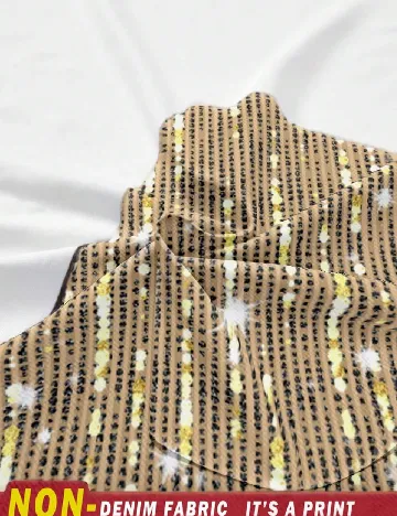 Rochie lunga SHEIN, negru/auriu Negru