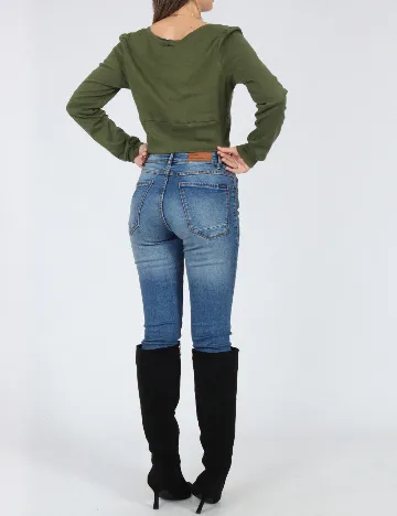 Top Zara, verde Verde