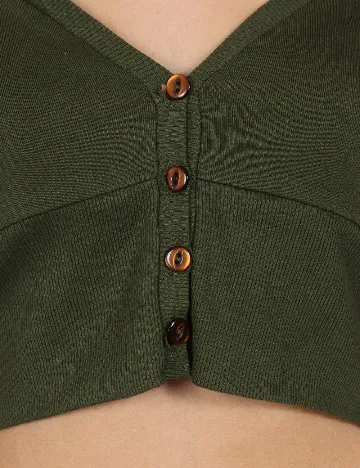 Top Zara, verde Verde