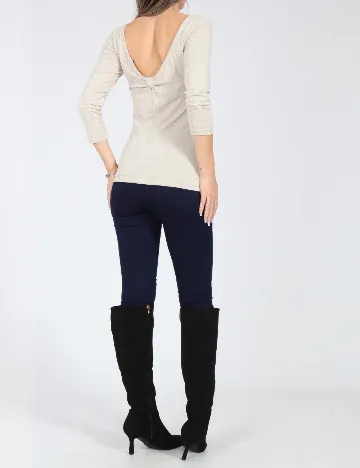 Bluza Bershka, gri deschis Gri