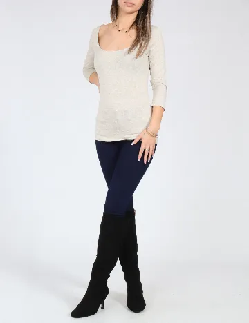 Bluza Bershka, gri deschis Gri