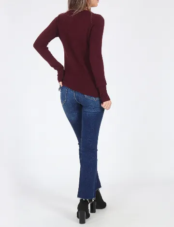 Cardigan Zara, visiniu Rosu