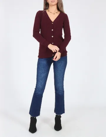 Cardigan Zara, visiniu Rosu