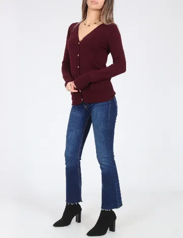 Cardigan Zara, visiniu Rosu