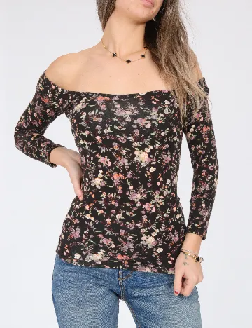 Bluza Bershka, floral print Floral print
