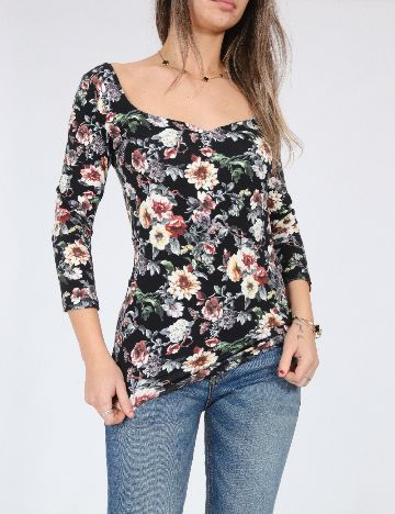 Bluza Bershka, floral print