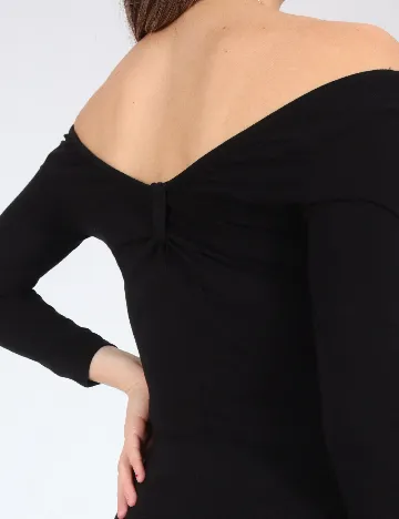 Bluza Bershka, negru Negru