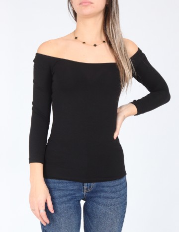 Bluza Bershka, negru