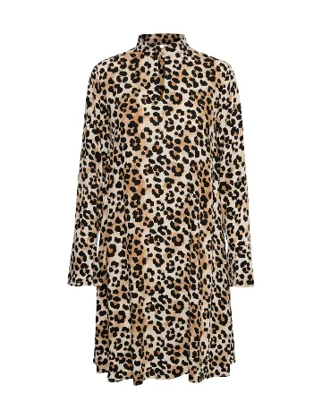 Rochie medie Culture, animal print Animal print