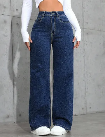 Blugi SHEIN, bleumarin Albastru