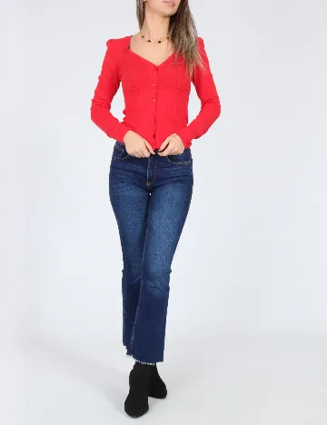 Cardigan Zara, rosu Rosu