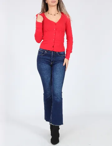 Cardigan Zara, rosu Rosu