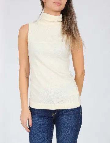 Bluza Zara, ecru Alb