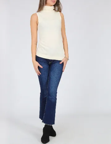 Bluza Zara, ecru Alb