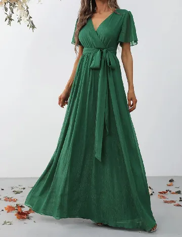 Rochie lunga Faeriesty, verde Verde