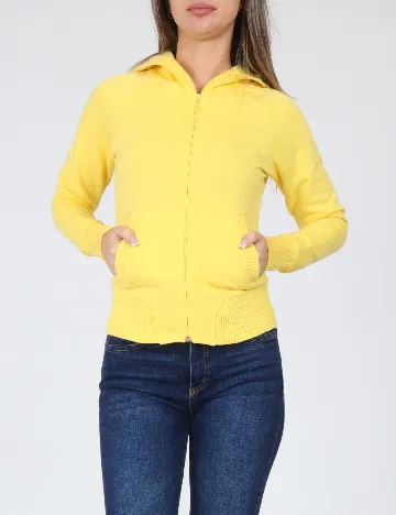 Hanorac Zara, galben Galben