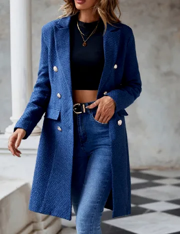 Palton SHEIN, bleumarin Albastru