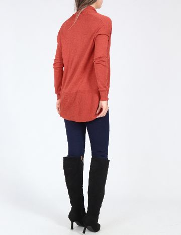 Cardigan Bershka, caramiziu