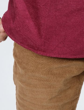 Pantaloni Zara, maro