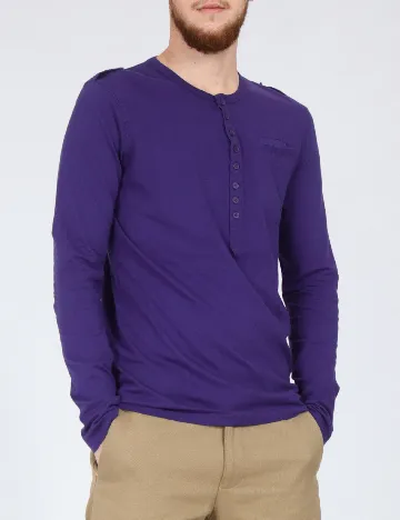 Bluza Bershka, albastru Albastru