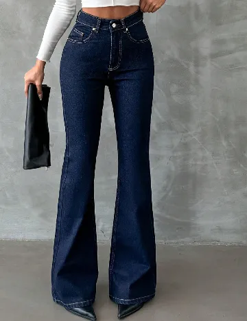 Blugi SHEIN, bleumarin Albastru