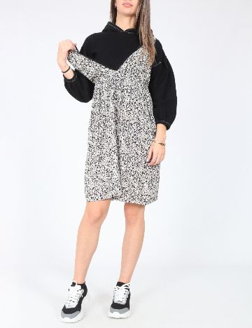 Set rochie si bluza Zara, alb/negru