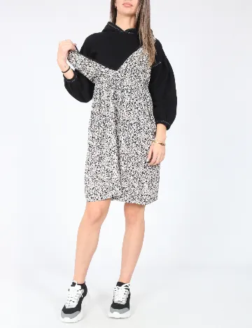 Set rochie si bluza Zara, alb/negru Alb