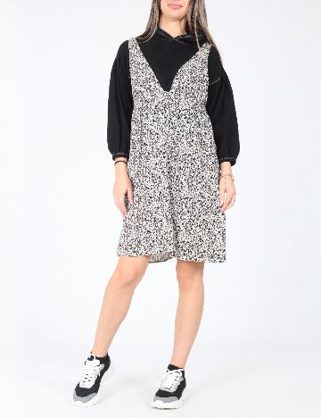 Set rochie si bluza Zara, alb/negru