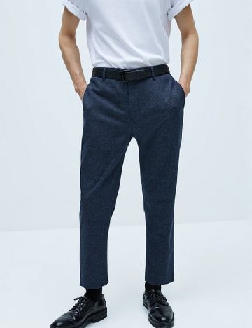 Pantaloni Zara, bleumarin