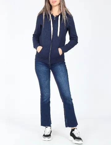 Hanorac Bershka, bleumarin Albastru