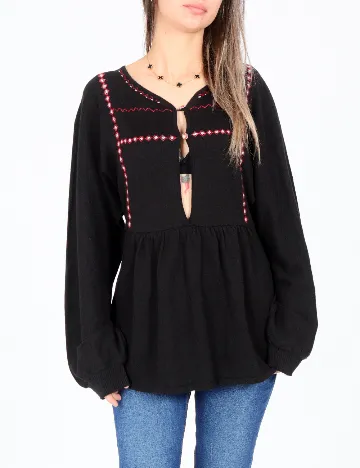Bluza Zara, negru Negru