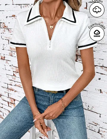 Tricou SHEIN, alb Alb