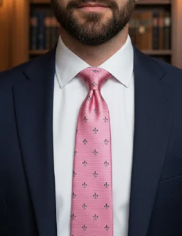 Cravata Zara, roz Roz