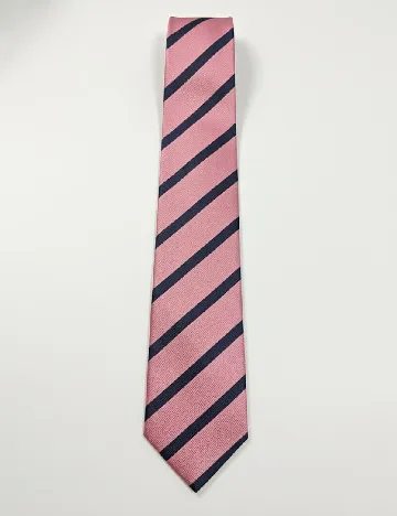 Cravata Zara, roz/bleumarin Roz