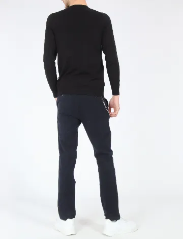 Pantaloni Zara, bleumarin Albastru