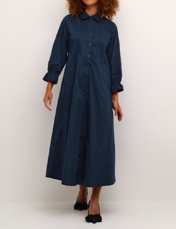 Rochie lunga Culture, bleumarin inchis