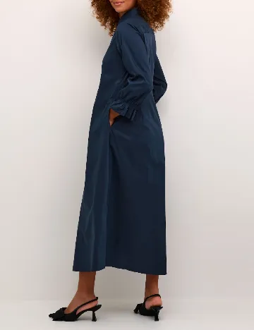 Rochie lunga Culture, bleumarin inchis Albastru