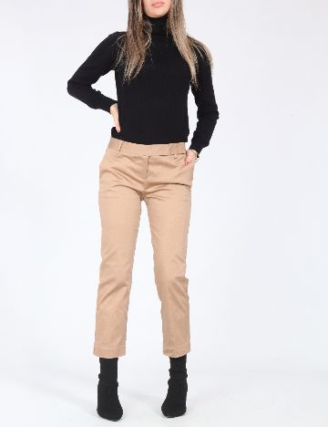 Pantaloni Zara, maro