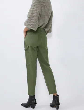 Pantaloni Zara, verde Verde