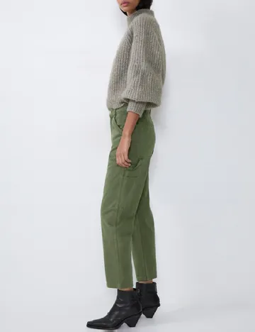 Pantaloni Zara, verde Verde