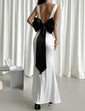 Rochie lunga SHEIN, alb Alb