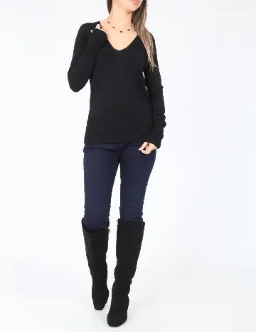 Bluza Zara, negru Negru