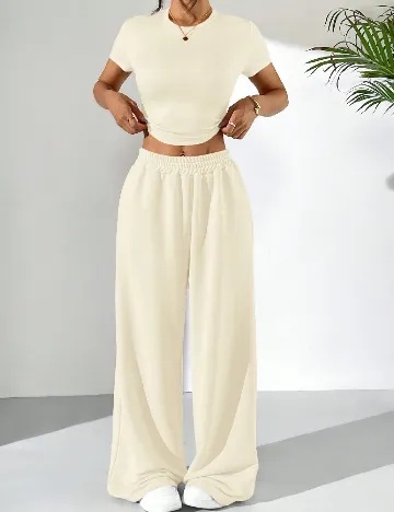 Compleu SHEIN, galben deschis Galben