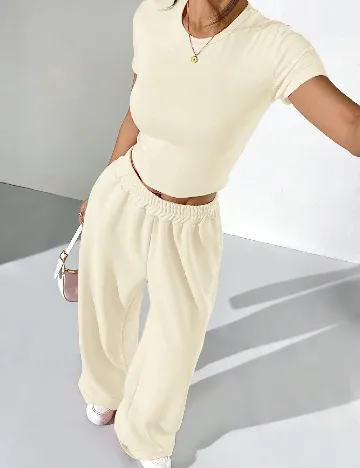 Compleu SHEIN, galben deschis Galben