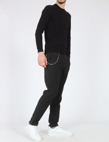 Pantaloni Zara, gri inchis