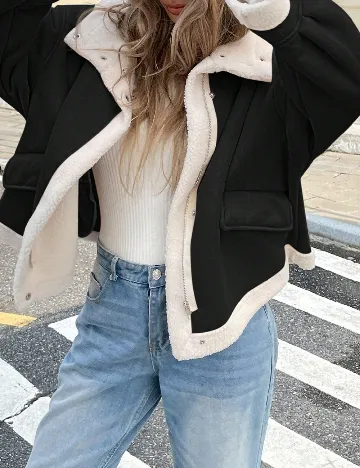 Jacheta SHEIN, negru Negru