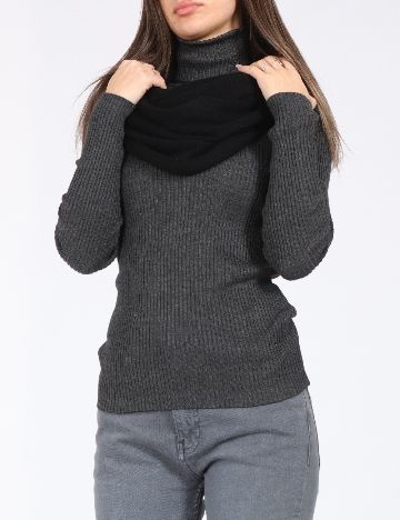 Fular Circular Zara, negru