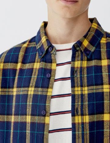 Camasa Pull&Bear, mix culori